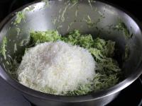 Grate the cheese finely and mix it with the...