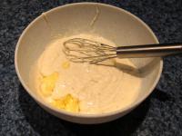 ...and mix it into butter. ...
