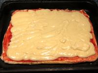 Spread layer of vanilla filling and flatten it....