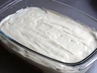 Create three layers, the last layer is the cream....