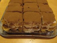 Cut it and sprinkle with sifted cocoa powder....