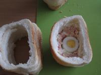 Place egg in the hole....
