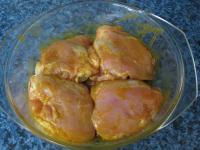 Spread the meat with marinade and put it in a...