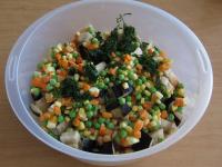 ... and different kind of vegetable according to...