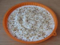 Pour the dough into a silicone mold (diameter 30...