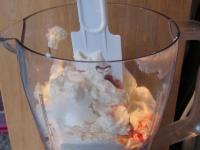 Mix in the cream cheese,......