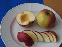 Wash the apples, cut into the halves and with...