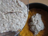 Mix and put the banana-nut mixture on the carrot...