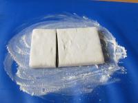 Divide puff pastry into one-third and two-thirds....