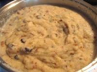 Cook semolina soft, milk is absorbed.......