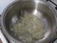 Peel onion, chop it finely and fry in oil....