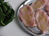 Spread the slices and salt. Spread each one with...
