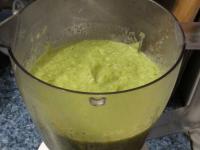 Put the contents of the pot into a blender and...