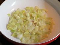 Fry finely chopped ginger, onion and garlic in...