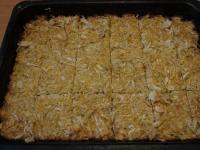 Put the baking sheet in a preheated oven and bake...