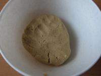Knead the dough and let it rest for half an hour...