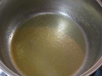 Let the butter melt in a pot on mild heat....