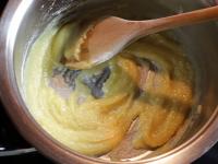 Add flour and mix until a smooth thick mixture is...