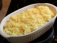 Sprinkle the top with grated cheese....
