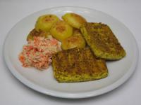 You can serve with potatoes or salad, or with both...
