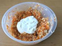 Mix sugar and spices in the yogurt. Add to...