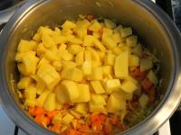 ... add to the pot, pour boiling water and cook...