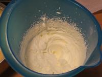 Whip the cream .......