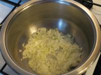 Peel onion, chop it finely and fry in oil....