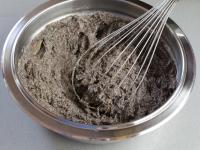 Pour the cream from the blender into a bowl. Using...