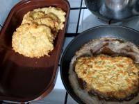 ... and from the other side. Put in a deep baking...