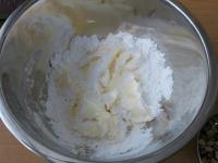 Beat room-temperatured butter with sugar until...