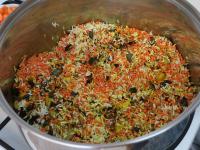 ... add rice, lentils ......