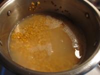 Wash the peas and boil in salt water until soft....