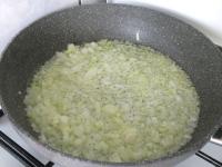 Peel and cut the onion and fry it in fat....