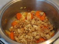 Add to vegetables, ......