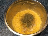 Mix marjoram and cleaned crushed garlic in the...