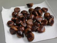 Wash the chestnuts thoroughly and dry in a paper...