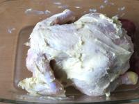 Spread it with a thick layer of softened butter....