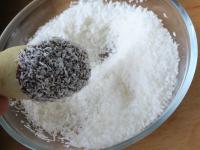 Coat in coconut....