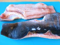 Wash fresh fish fillets and dry with a paper...