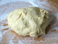 Put the dough on a board sprinkled with flour....