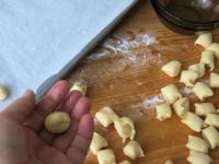 You can bake the pieces directly as you cut them....