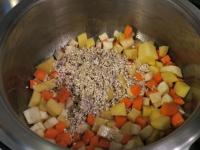 Add to vegetables......