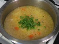Add chopped parsley....
