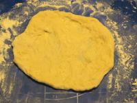  Shape them on a lightly floured board (roll and...