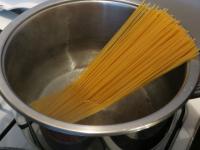 Serving tip: Cook the pasta in salted water and...