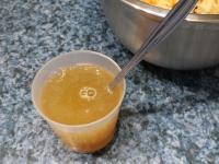 Dissolve the sugar in the water and add the lemon...