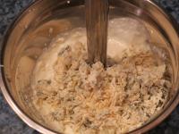 Add the cheese and mix it with a hand mixer. Add...