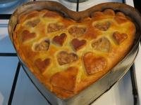 Put in a preheated oven and bake at 670°F...