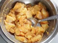 Wash the chicken meat, cut it into small cubes or...
